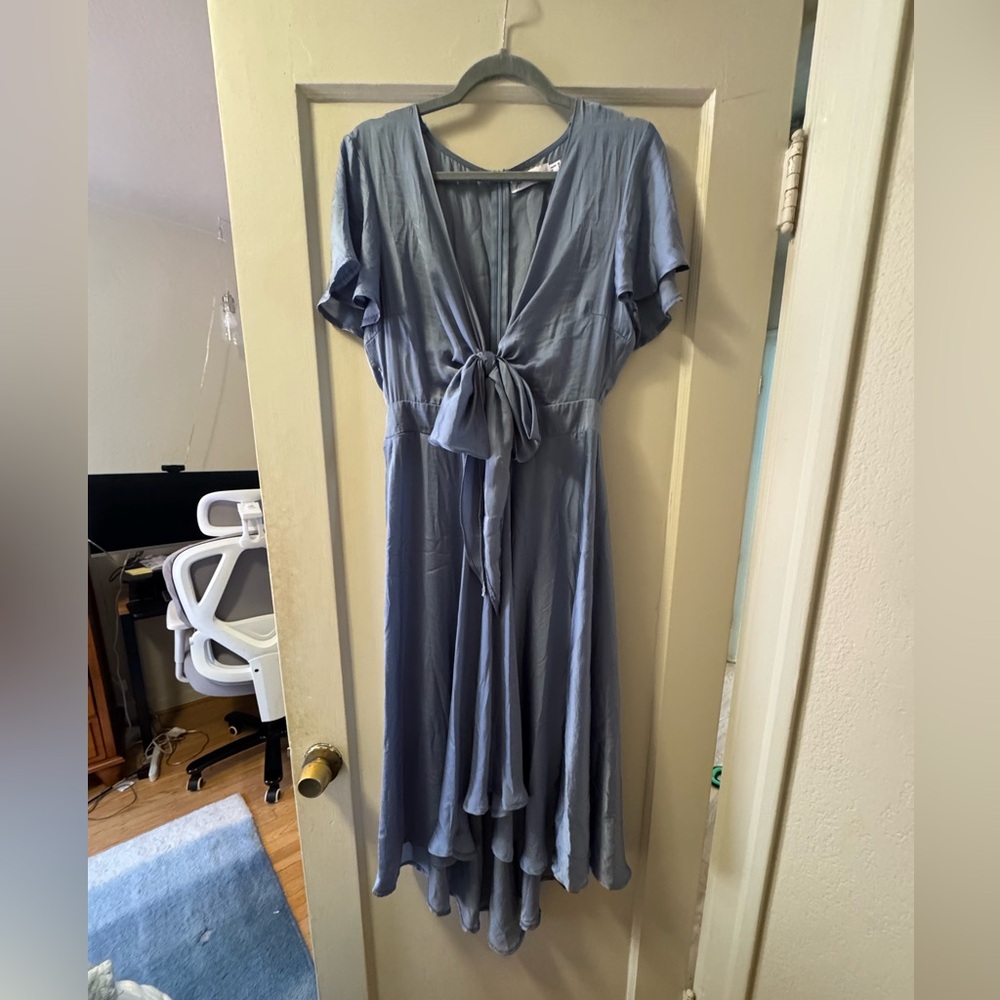 Petal & Pup High Low Blue Dress